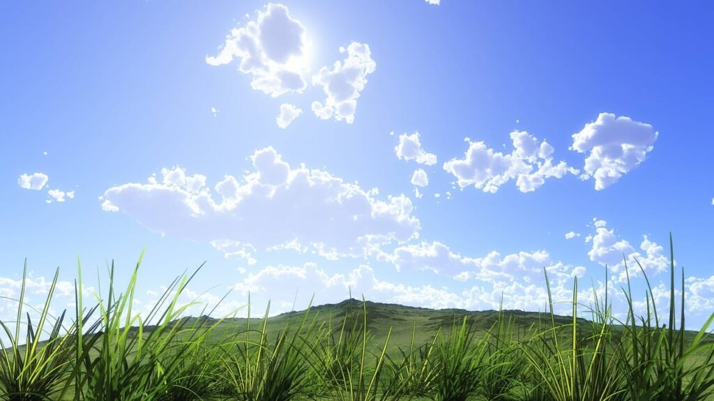 natural leaf grass blue sky cloud 471949